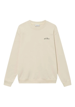 Les Deux logo-detail crew-neck sweatshirt - Neutrals