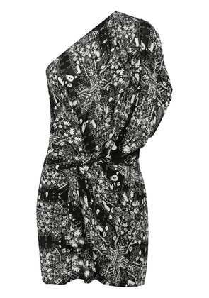 IRO Alixen one-shoulder minidress - Black