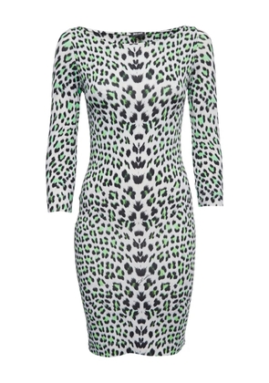 Just Cavalli Vintage pre-owned leopard-print dress - White