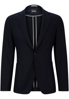BOSS notched-lapels single-breasted blazer - Blue