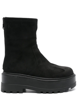 Calvin Klein Jeans 60mm faux-suede boots - Black