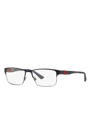 Polo Ralph Lauren rectangle-frame glasses - Blue