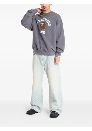 A BATHING APE® crew-neck sweatshirt - Grey