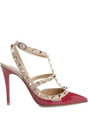 Valentino Garavani 100mm Rockstud Caged pumps - Red
