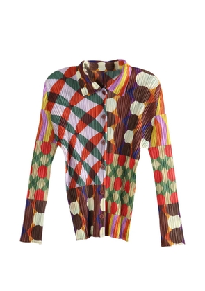 Pleats Please Issey Miyake Harmony pleated shirt - Pink