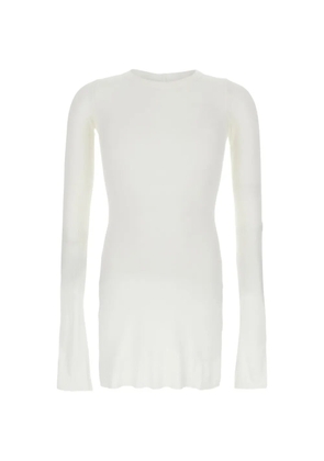 Rick Owens long-sleeved ribbed T-shirt - White