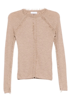 CUDDLEUP cashmere top - Brown