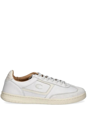 Champion logo-embroidery sneakers - White