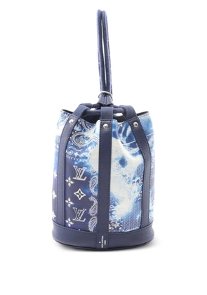 Louis Vuitton Pre-Owned 2021 leather bucket bag - Blue