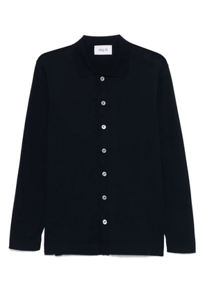 D4.0 fine-knit shirt - Blue