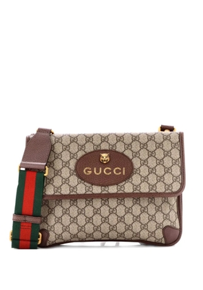 Gucci Pre-Owned Neo Vintage Flap Messenger GG Coated Canvas Medium crossbody bag - Brown