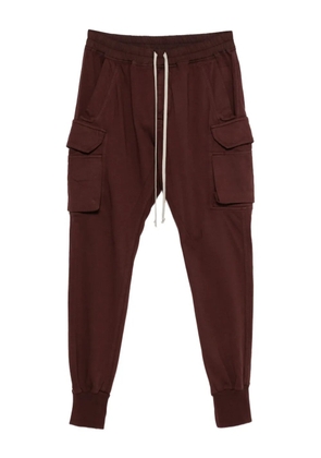 Rick Owens DRKSHDW cargo pocket drawstring track pants - Brown