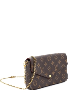 Louis Vuitton Pre-Owned Felicie Pochette Monogram Canvas crossbody bag - Brown