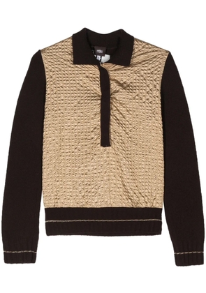 Versace Pre-Owned 2001-2002 knitted polo top - Gold