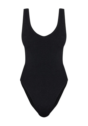 Bond-eye V-neck swimsuit - Black