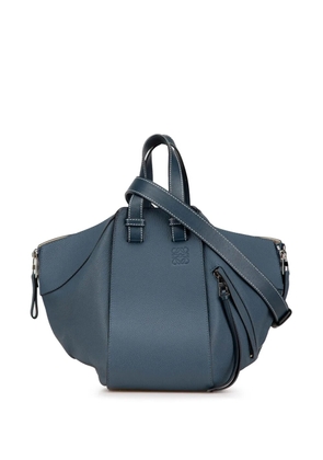 Loewe Pre-Owned 2019 Small Leather Hammock Bag satchel - Blue