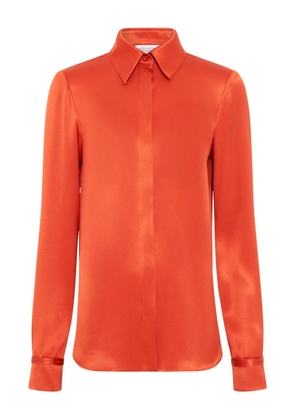 Gabriela Hearst Cruz silk shirt - Orange