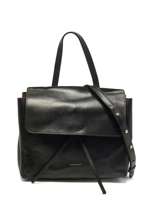 Mansur Gavriel flap leather tote bag - Black