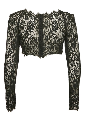 Dolce & Gabbana Pre-Owned lace long-sleeve top - Black