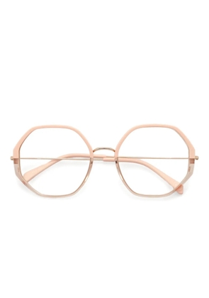 Kaleos Hollander geometric-frame glasses - Pink