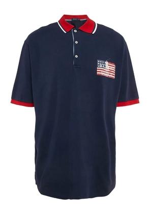 Polo Ralph Lauren Vintage pre-owned contrasting-collar polo shirt - Blue