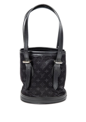 Louis Vuitton Pre-Owned Monogram bucket bag - Black