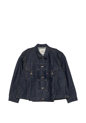 sacai x Levis cotton denim jacket - Blue