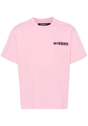 MISBHV logo-print cotton T-shirt - Pink