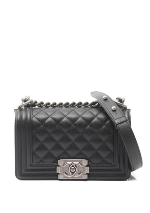 CHANEL Pre-Owned 2020s small Boy Chanel shoulder bag - Black