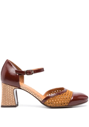 Chie Mihara Fiza 70mm leather pumps - Red