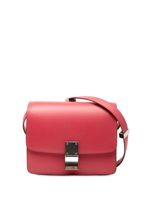 Celine Pre-Owned 2017 Small Calfskin Classic Box crossbody bag - Red