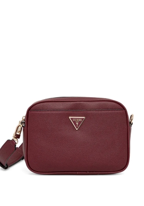 GUESS USA Meridian logo-plaque shoulder bag - Red