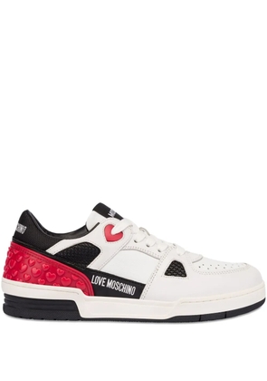 Love Moschino lace-up sneakers - White