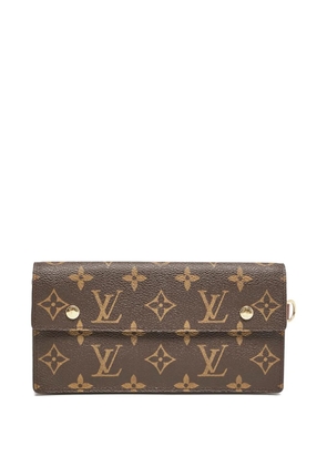 Louis Vuitton Pre-Owned Portefeuille Accordeon Monogram canvas wallet - Brown