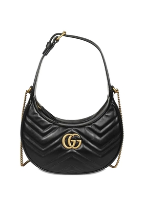 Gucci small GG Marmont leather shoulder bag - Black