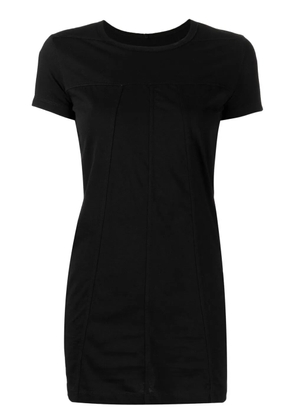 Rick Owens panelled short-sleeved T-shirt - Black