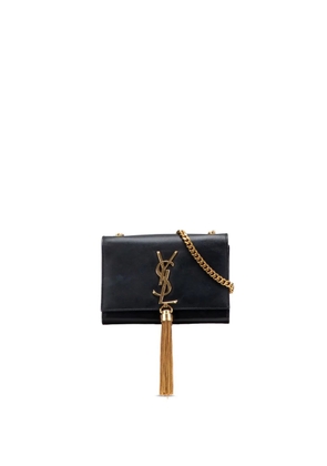 Saint Laurent Pre-Owned 2013 Small Leather Monogram Kate Tassel crossbody bag - Black