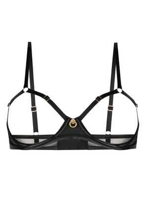 Maison Close Chambre Noire cupless Bra - Black