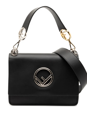 Fendi Pre-Owned 2010-2025 Smooth Leather Kan I F satchel - Black