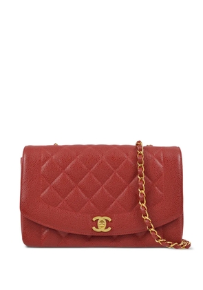CHANEL Pre-Owned 1995 medium Diana shoulder bag - Red