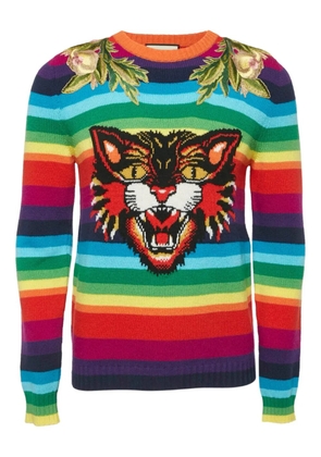 Gucci Pre-Owned 2023 striped jumper - Orange