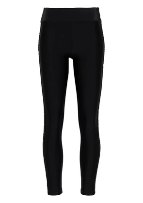 Versace Jeans Couture logo-trim leggings - Black