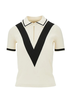 Valentino Garavani cotton polo top - Neutrals