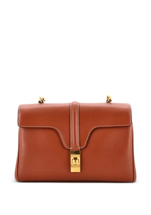 Celine Pre-Owned Soft 16 Bag Smooth Calfskin Teen shoulder bag - Brown