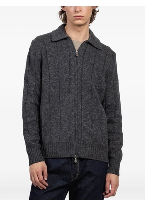 Gran Sasso zip-up cardigan - Grey