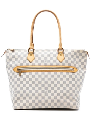 Louis Vuitton Pre-Owned 2008 Damier Azur Saleya GM handbag - White