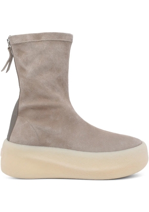 Vic Matie 70mm Magnifico zip round-toe ankle boots - Neutrals