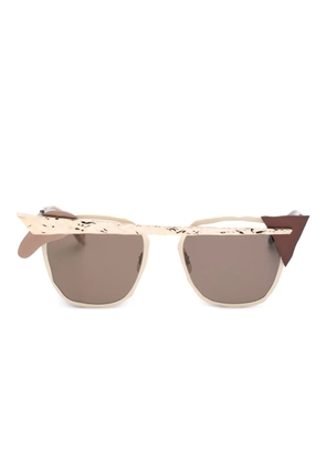 MASAHIROMARUYAMA square-frame sunglasses - Brown
