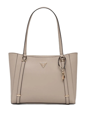 GUESS USA logo-plaque tote bag - Neutrals