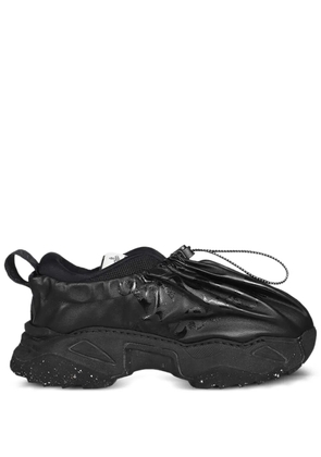 Vivienne Westwood drawstring leather sneakers - Black